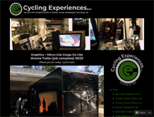 Tablet Screenshot of cyclingexperiences.com
